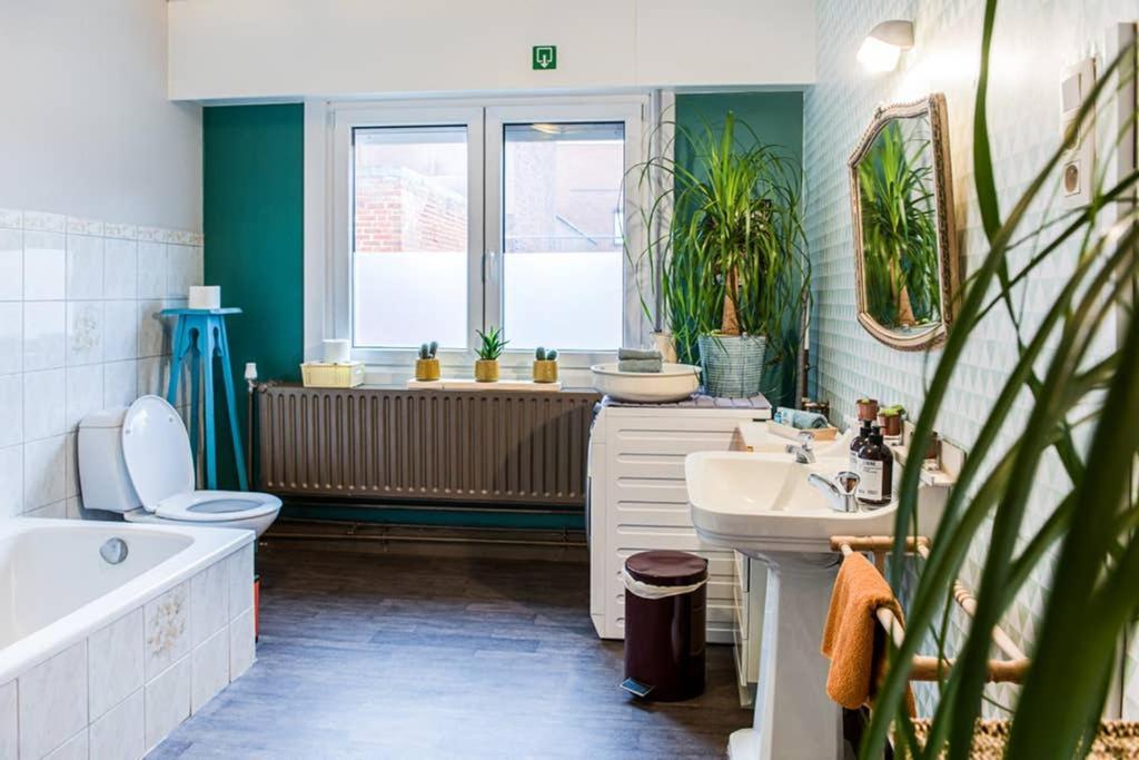Vakantiewoning In Mol Centrum Met Eigen Bar "Casacuriosa" Bagian luar foto